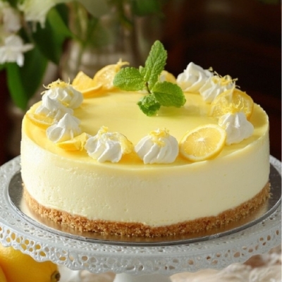Zesty Lemon Cheese Cake