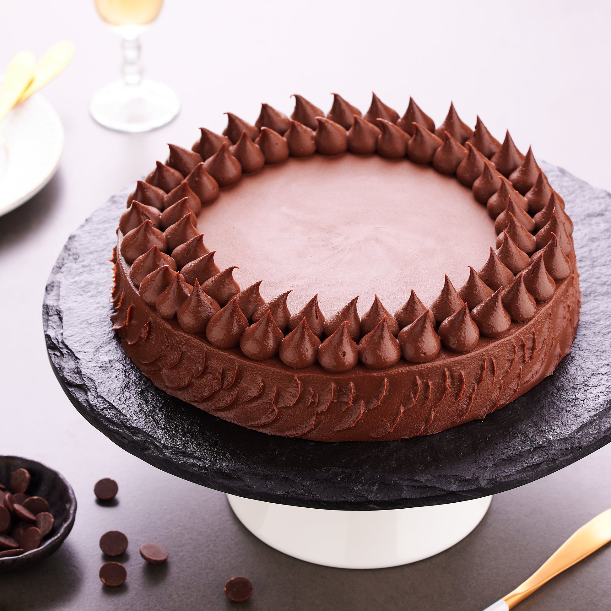Belgian Chocolate Truffle Cake