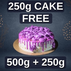 250g FREE Cake