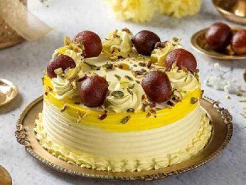 Gulab Jamun Fusion Cake