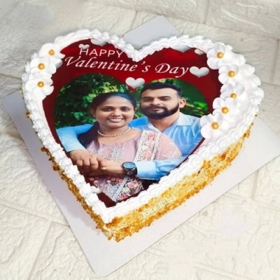 Butterscotch Photo Cake