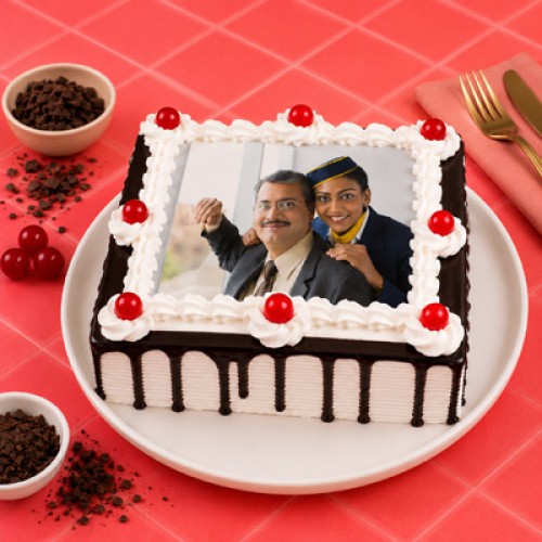 Black Forest Photo Cake