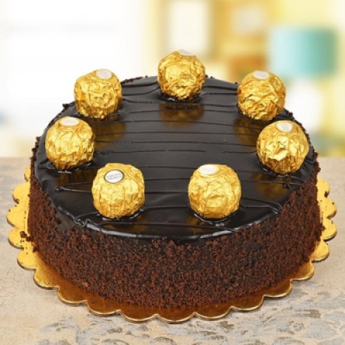 Ferrero Rocher with Truffle Cake