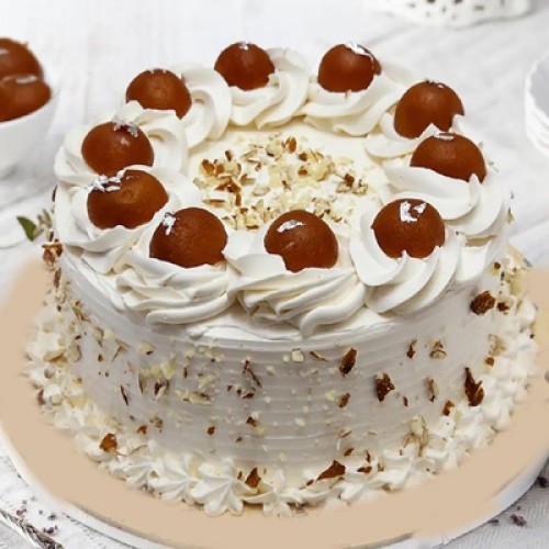 Gulab Jamun Cake